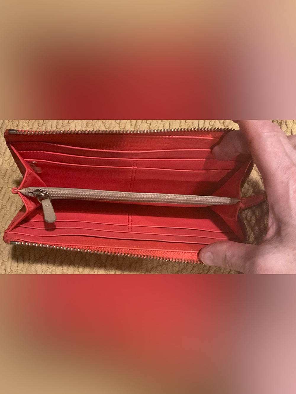 COACH Leather Zip Wallet - Picture 11 of 15